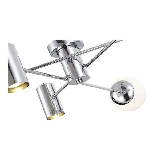 SLE1105-102-06 Светильник потолочный Хром/Белый GU10+E27 3+3*5+60W RAITO фото 3