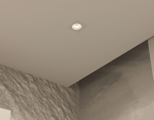 DK2061-WH Встраиваемый светильник IP 20, до 15 Вт, GU10, LED, белый, алюминий фото 2 DK2061-WH Встраиваемый светильник IP 20, до 15 Вт, GU10, LED, белый, алюминий фото 2