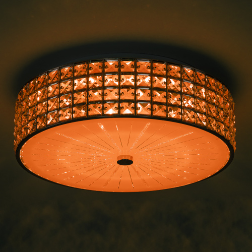 Citilux Портал CL32415G1 LED RGB Люстра хрустальная с пультом Хром фото 11