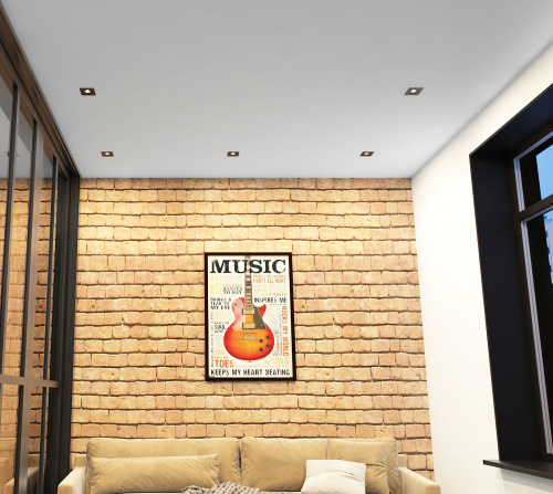 DK2038-BK Встраиваемый светильник , IP 20, 50 Вт, GU10, черный, алюминий фото 4 DK2038-BK Встраиваемый светильник , IP 20, 50 Вт, GU10, черный, алюминий фото 4