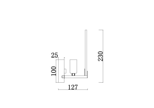 Настенный светильник (бра) Freya FR5197WL-01CH фото 4