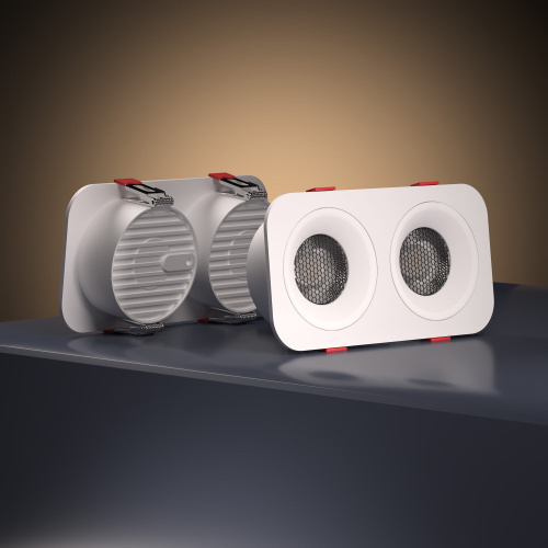 Светильник встраиваемый светодиодный с антибликовой решеткой Tetro 20W 3000K белый IP44 15277/LED фото 4 Светильник встраиваемый светодиодный с антибликовой решеткой Tetro 20W 3000K белый IP44 15277/LED фото 4