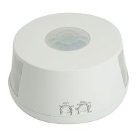 Датчик движения 2000W 30m  120° 360°(верт.) белый SEN19