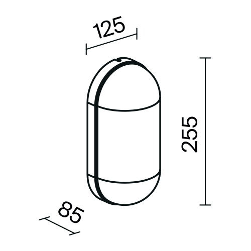 Уличный настенный светильник Outdoor O449WL-01GF фото 4
