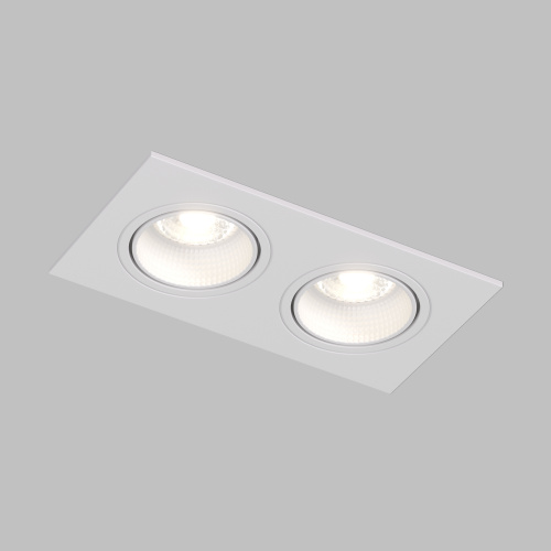 DK3072-WH Встраиваемый светильник, IP 20, 10 Вт, GU5.3, LED, белый/белый, пластик фото 3 DK3072-WH Встраиваемый светильник, IP 20, 10 Вт, GU5.3, LED, белый/белый, пластик фото 3