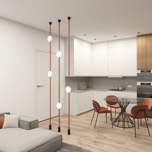 DK5567-WH+BK Cветильник для трека-ремня Belty, серия Flow, со светодиодом, D168*H29.5мм, 48V DC, 10W, RA90, 120°, 3000K, IP20, белый с черным, алюминий фото 2 DK5567-WH+BK Cветильник для трека-ремня Belty, серия Flow, со светодиодом, D168*H29.5мм, 48V DC, 10W, RA90, 120°, 3000K, IP20, белый с черным, алюминий фото 2