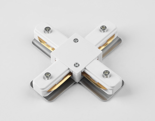 Коннектор X-образный токопроводящий Standard PRO 220В белый фото 3 Коннектор X-образный токопроводящий Standard PRO 220В белый фото 3