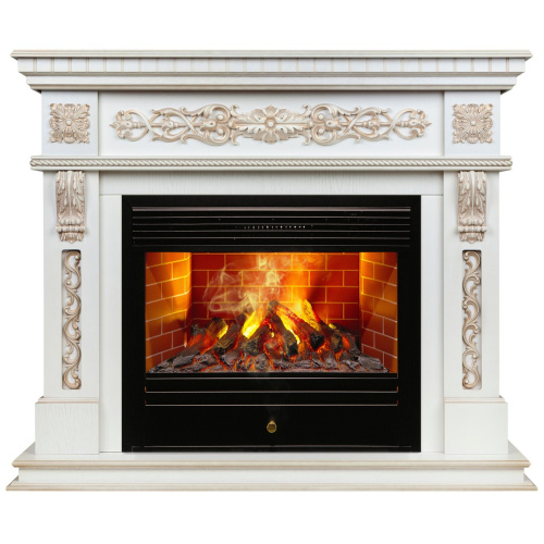Электрокамин RealFlame Estella 25,5/26 WT с очагом 3D Novara Электрокамин RealFlame Estella 25,5/26 WT с очагом 3D Novara