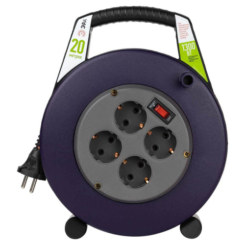 Удлинитель силовой ЭРА 4гн 20м б/з BPx-4-2x0,75-20m Б0052924 фото 2 Удлинитель силовой ЭРА 4гн 20м б/з BPx-4-2x0,75-20m Б0052924 фото 2