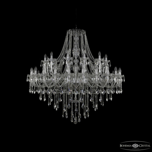 Люстра хрустальная 1415/24+12/530 Ni Люстра хрустальная 1415/24+12/530 Ni