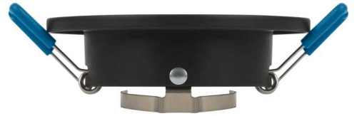 Светильник встраиваемый алюминиевый ЭРА KL107 BK/GD под лампу MR16 GU5.3 черный/золото Б0061097 фото 9