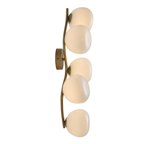 SL1519.301.05 Светильник настенный ST-Luce Латунь/Белый G9 5*5W 4000K SWEVEN фото 5