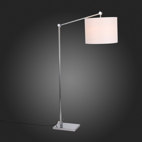 SL460.105.01 Торшер ST-Luce Хром/Белый E27 1*60W (из 2-х коробок) MARCIA фото 6