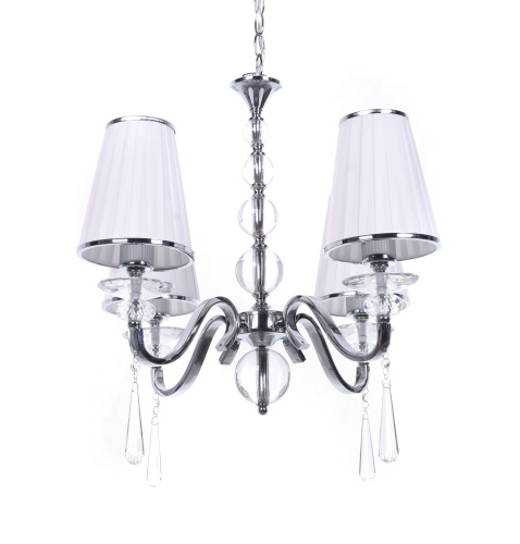 Хрустальная подвесная люстра Lumina Deco Federrica LDP 1158-4 WT фото 3 Хрустальная подвесная люстра Lumina Deco Federrica LDP 1158-4 WT фото 3