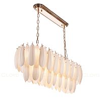 Люстра Cloyd BAHAMA-B C14 / шир. 110 см - бел.-зол. керамика (арт.10655)