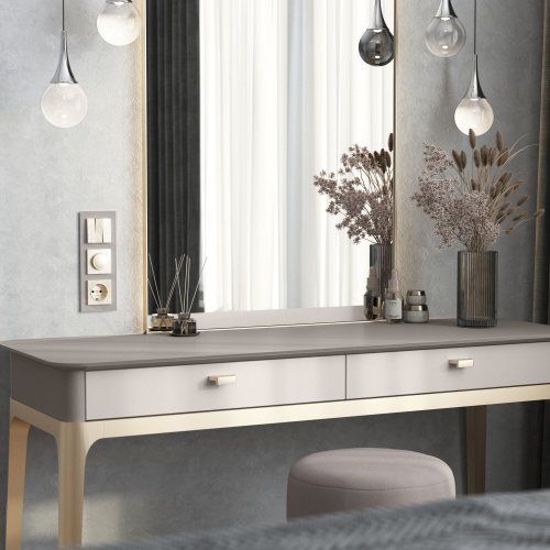 Набор клавиш для выключателя трехклавишного (шампань рифленый) W1139010 фото 3