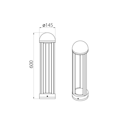 Фонарный столб Natural Concepts, Арт. NC-013102RH-60-DG фото 4