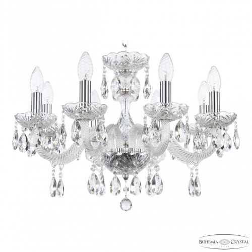 Люстра хрустальная 117/8/195 Ni Bohemia Ivele Crystal (Богемия Ивеле Кристалл)