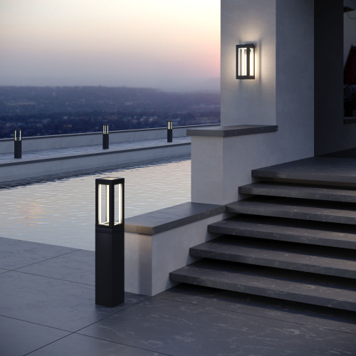 Ландшафтный светодиодный светильник Frame LED IP54 1529 TECHNO LED черный фото 3