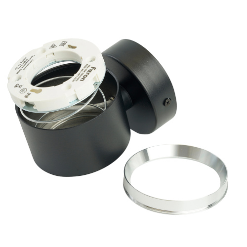 Светильник  настенный Feron HL4598  Barrel DUET 12W, 230V,GX53, черный + хром IP20 фото 11