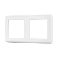 Рамка пластиковая FRM-VERSA-PL-2-WH Arlight 043776