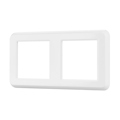 Рамка пластиковая FRM-VERSA-PL-2-WH Arlight 043776 Рамка пластиковая FRM-VERSA-PL-2-WH Arlight 043776
