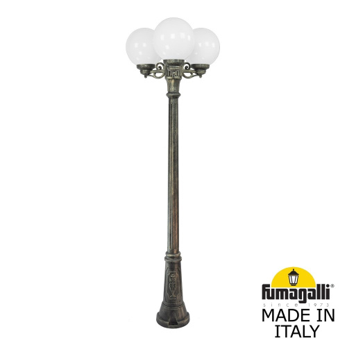 Fumagalli Садово-парковый фонарь FUMAGALLI GIGI BISSO/G250 3L G25.156.S30.BYE27 Fumagalli Садово-парковый фонарь FUMAGALLI GIGI BISSO/G250 3L G25.156.S30.BYE27
