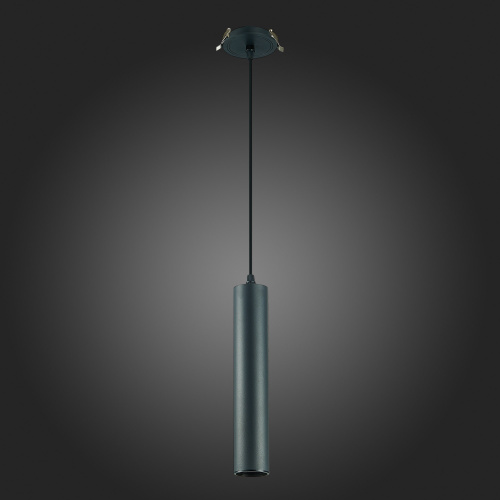 ST151.408.01 Встраиваемый подвесной светильник Черный GU10 1*50W  IP20 D54xH290 220V Без ламп Подвесные светильники фото 8