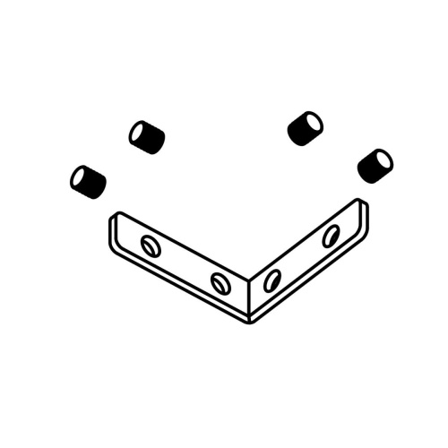 Коннектор (соединитель) угловой Favourite Logica 1014-CU-001 Коннектор (соединитель) угловой Favourite Logica 1014-CU-001