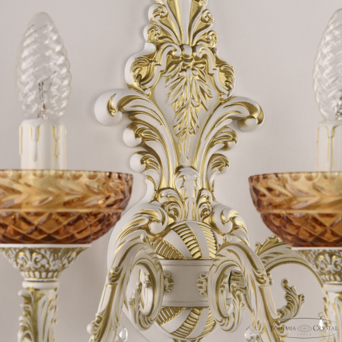 Бра с хрустальными подвесками AL7901B15/3/175 A WMG P Amber/M-1F Bohemia Ivele Crystal (Богемия Ивеле Кристалл) фото 4 Бра с хрустальными подвесками AL7901B15/3/175 A WMG P Amber/M-1F Bohemia Ivele Crystal (Богемия Ивеле Кристалл) фото 4