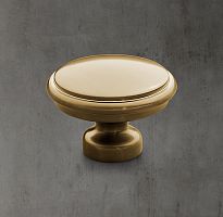 Ручка-кнопка Lugarno d.2.5 Polished Brass