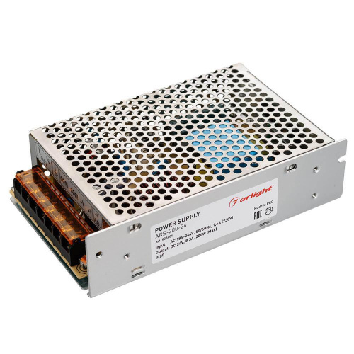 Блок питания Arlight ARS-200-24 24V 200W IP20 8.3A 025401 Блок питания Arlight ARS-200-24 24V 200W IP20 8.3A 025401