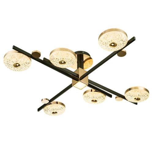 Потолочный светильник Escada 10219/6 LED*78W Black/Gold фото 4 Потолочный светильник Escada 10219/6 LED*78W Black/Gold фото 4