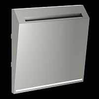 Накладка для выключателя карточного, S70 (сталь) Voltum VLS002605