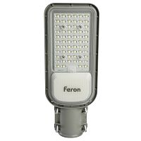 Светодиодный уличный консольный светильник Feron SP3040 50W 5000K 230V, серый