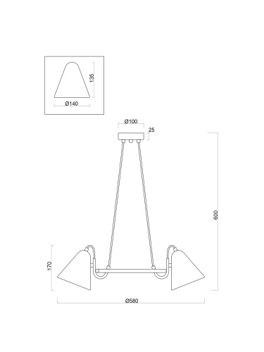 Подвесной светильник Freya FR8001PL-03WG фото 14