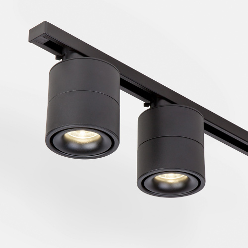 Трековый светодиодный светильник для однофазного шинопровода Klips черный 15W 4200K (1 шт.) LTB21 фото 3