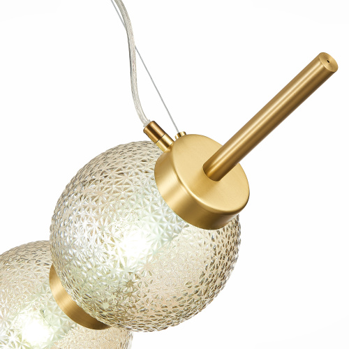 SL1155.313.03 Светильник подвесной ST-Luce Латунь/Коньячный E14 3*40W MARENA фото 2