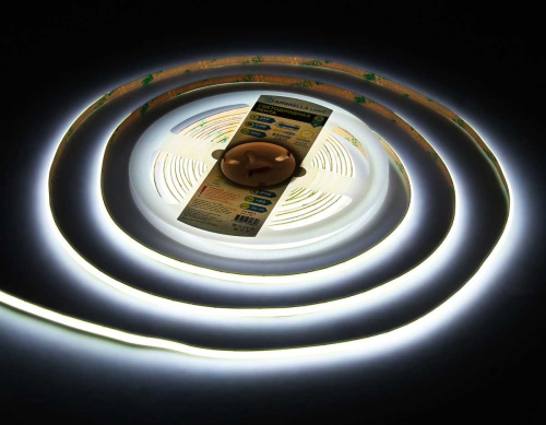 Светодиодная лента Ambrella Light GS4613 COB 400Led/10W m/ 24V IP20 6500K/ 5m*5mm*2.1mm (2 конт.) GS4613 фото 7