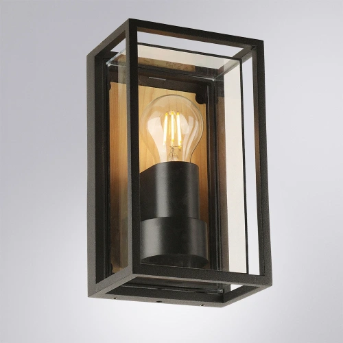 Уличный настенный светильник Arte Lamp MARFIK A2322AL-1BR фото 2
