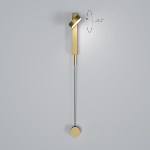 Настенный светодиодный светильник Orco LED диммируемый 40112/LED латунь фото 5