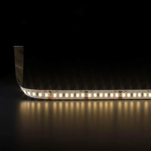 Лента светодиодная 180Led 12 Вт IP20 3000K теплый белый, 5м 2835 24V 180Led 12W IP20 фото 2