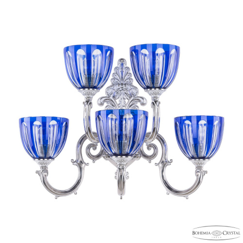 Бра бронзовые с хрусталём 7203B15/3+2/210 NW P1 U Clear-Blue/H-1H Бра бронзовые с хрусталём 7203B15/3+2/210 NW P1 U Clear-Blue/H-1H