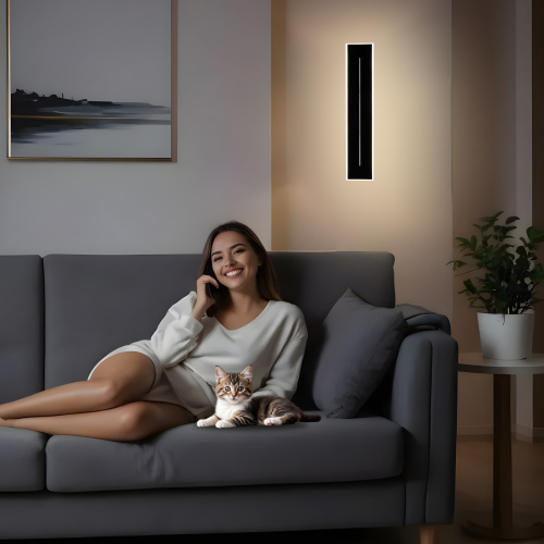 Citilux Тринити CL238641 Настенный светодиодный светильник Чёрный фото 9 Citilux Тринити CL238641 Настенный светодиодный светильник Чёрный фото 9