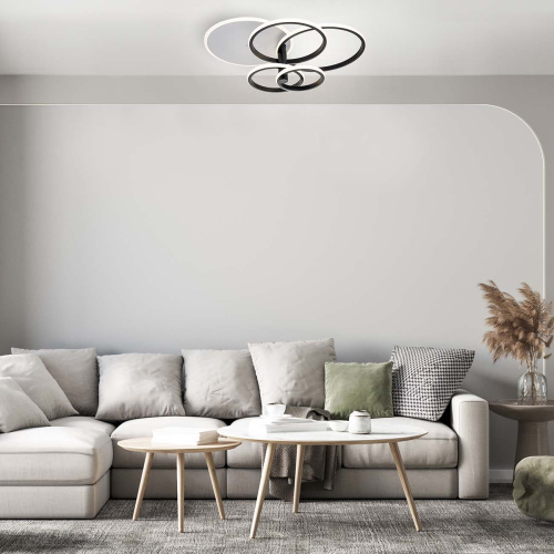 Потолочный светильник Escada 10213/4 LED*84+24W White/Black фото 4 Потолочный светильник Escada 10213/4 LED*84+24W White/Black фото 4