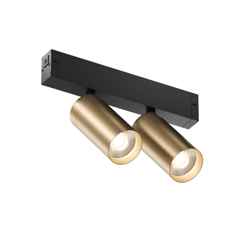 DK8012-BG Акцентный светильник SMART SPOT DOUBLE 2x9W DIM 3000K-6000K, матовое золото с черным фото 5