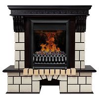 Электрокамин RealFlame Stone STD AO античный дуб с очагом Oregan