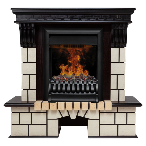 Электрокамин RealFlame Stone STD AO античный дуб с очагом Oregan Электрокамин RealFlame Stone STD AO античный дуб с очагом Oregan