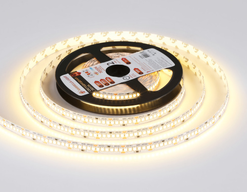 Светодиодная лента 24В 2835 240Led 22Вт/м 3000K IP20 5м фото 3