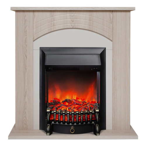 Электрокамин RealFlame Hanna STD LO светлый дуб с очагом Fobos Lux Black фото 2 Электрокамин RealFlame Hanna STD LO светлый дуб с очагом Fobos Lux Black фото 2